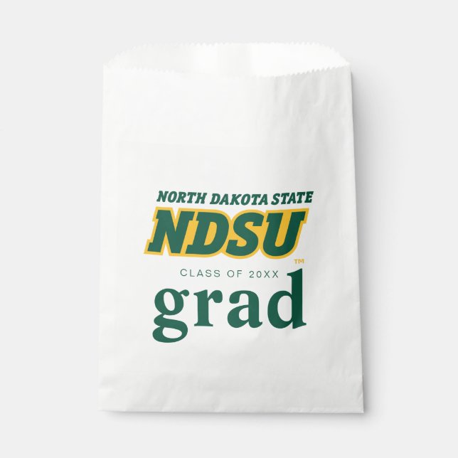 North Dakota State University Graduation Favor Bag (Front)