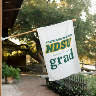 North Dakota State University Graduation House Flag