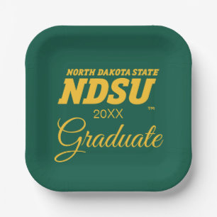 North Dakota State University Graduation Paper Plates