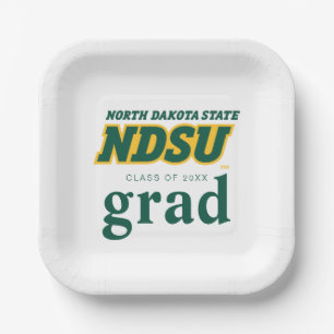 North Dakota State University Graduation Paper Plates