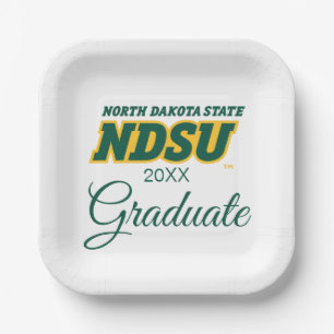 North Dakota State University Graduation Paper Plates