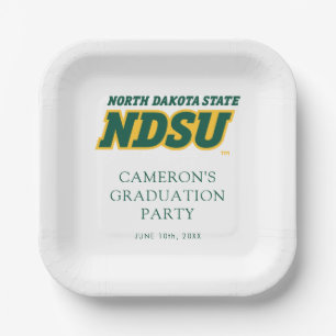 North Dakota State University Graduation Paper Plates