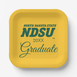 North Dakota State University Graduation Paper Plates