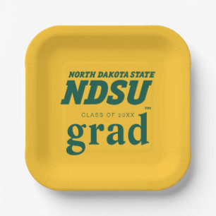 North Dakota State University Graduation Paper Plates