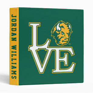 North Dakota State University Love 3 Ring Binder