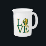 North Dakota State University Love Beverage Pitcher<br><div class="desc">Check out these North Dakota State University designs! Show off your Bison pride with these new University products. These make the perfect gifts for the NDSU student, alumni, family, friend or fan in your life. All of these Zazzle products are customizable with your name, class year, or club. Go North...</div>