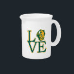 North Dakota State University Love Beverage Pitcher<br><div class="desc">Check out these North Dakota State University designs! Show off your Bison pride with these new University products. These make the perfect gifts for the NDSU student, alumni, family, friend or fan in your life. All of these Zazzle products are customizable with your name, class year, or club. Go North...</div>