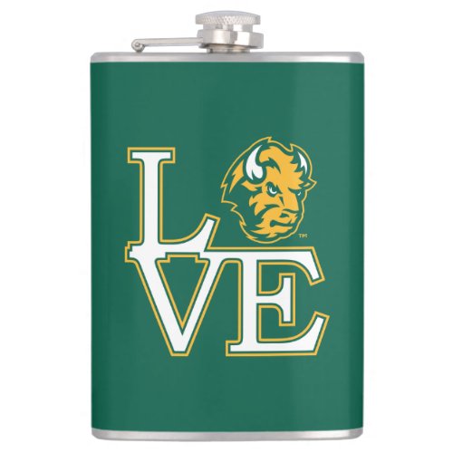 North Dakota State University Love Flask