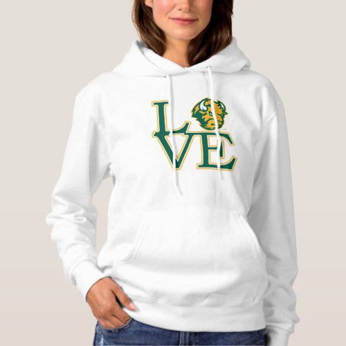 North Dakota State University Love Hoodie