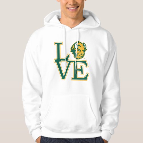 North Dakota State University Love Hoodie