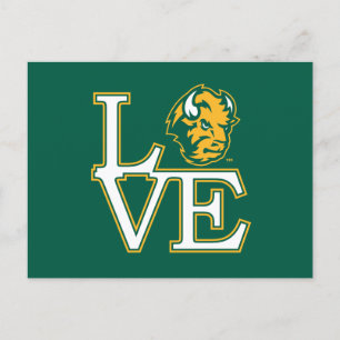 North Dakota State University Love Invitation Postcard