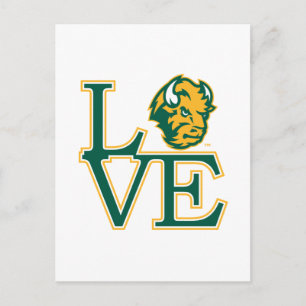 North Dakota State University Love Postcard