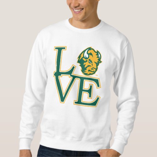 North Dakota State University Love Sweatshirt