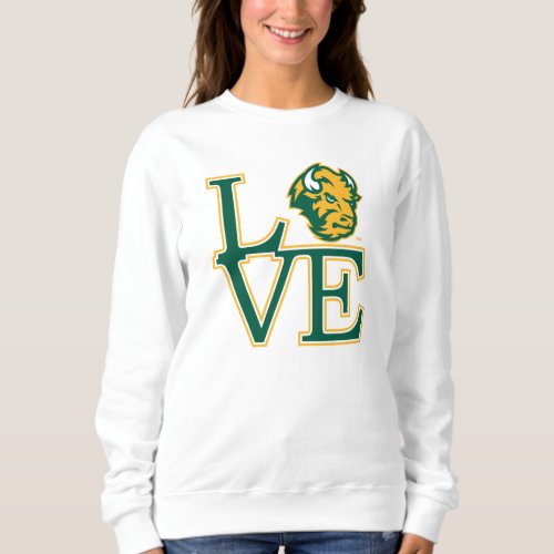 North Dakota State University Love Sweatshirt