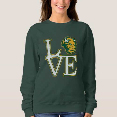 North Dakota State University Love Sweatshirt