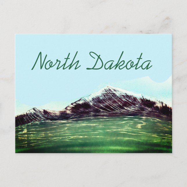 North Dakota Territory Postcard (Front)