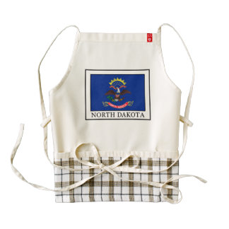 North Dakota Zazzle HEART Apron