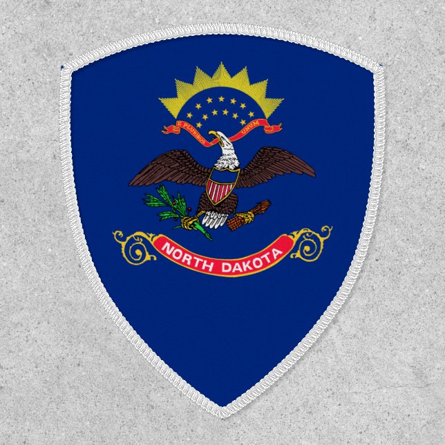 North Dakotan Flag, Flag of North Dakota Patch (Front)