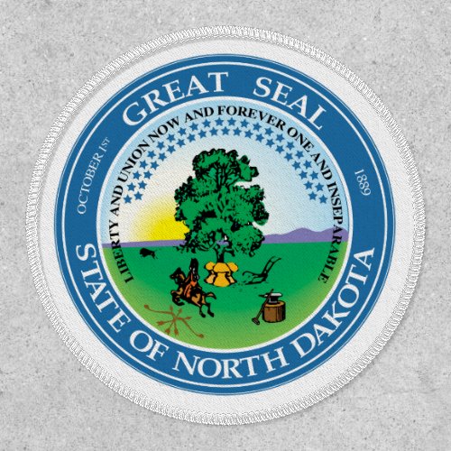 North Dakotan Seal Seal of North Dakota Patch