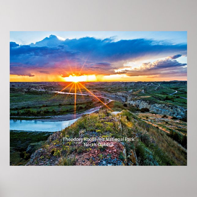 North Dakota's Theodore Roosevelt Park Poster (Front)