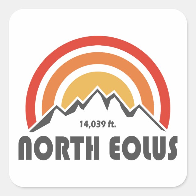North Eolus Square Sticker (Front)