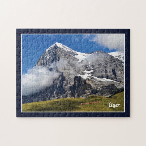 North Face Of The Eiger Nordwand Swiss Alps Jigsaw Puzzle