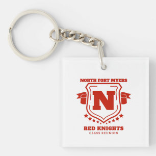 North Fort Myers High School Alumni (Two-Tone) Keychain