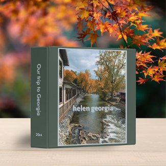 North Georgia Helen Autumn Adventure Scrapbook