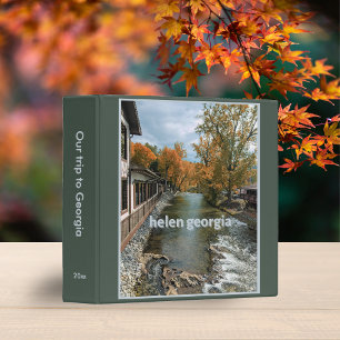 North Georgia Helen Autumn Adventure Scrapbook 3 Ring Binder