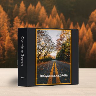North Georgia Hiawasee Autumn Mountain Scrapbook