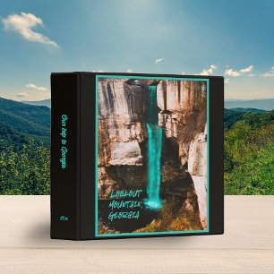North Georgia Lookout Mountain Waterfall Scrapbook 3 Ring Binder