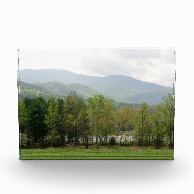 North Georgia Mountains and River Block Photo (Front)