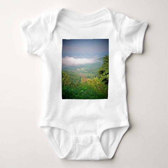 North Georgia Mountains, USA Baby Bodysuit (Front)
