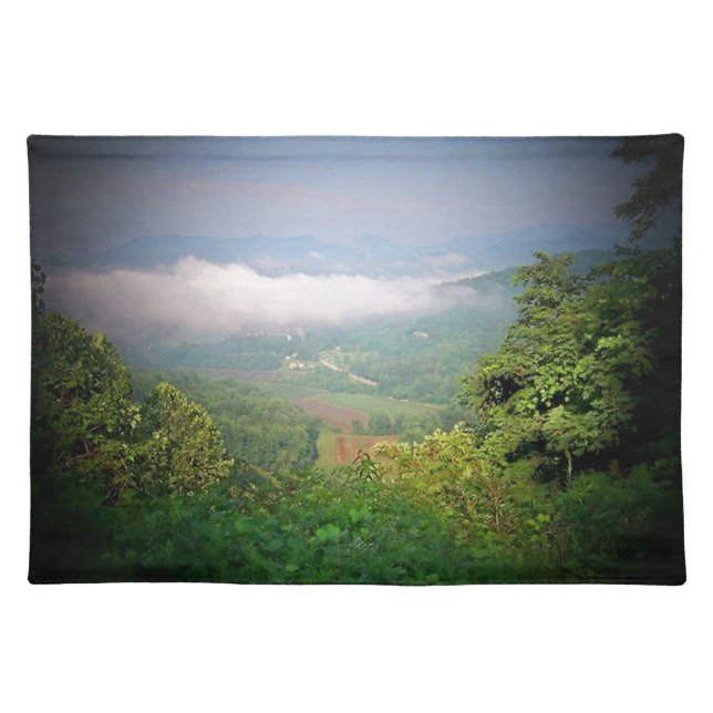 North Georgia Mountains, USA Cloth Placemat (Front)