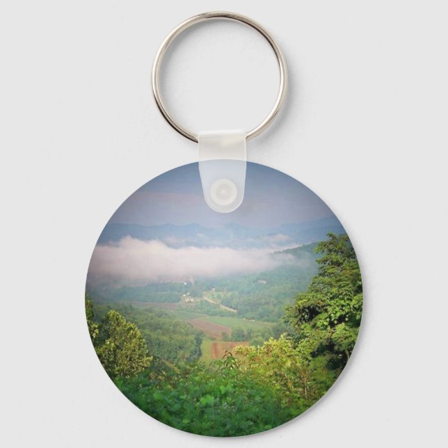 North Georgia Mountains, USA Keychain (Front)
