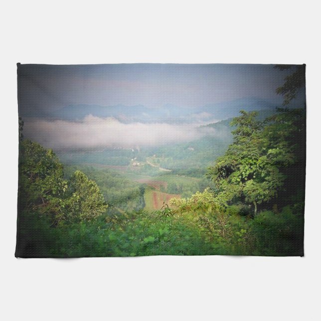 North Georgia Mountains, USA Kitchen Towel (Horizontal)