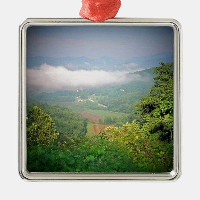 North Georgia Mountains, USA Metal Ornament (Front)