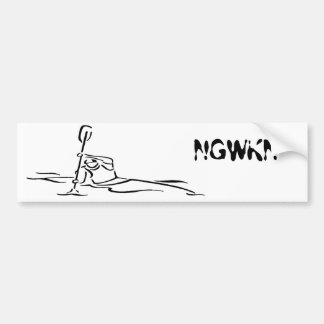 North Georgia Whitewater Kayak Network Bumper Sticker