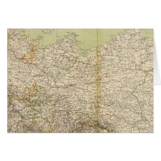 North Germany Atlas Map Cards (Front Horizontal)