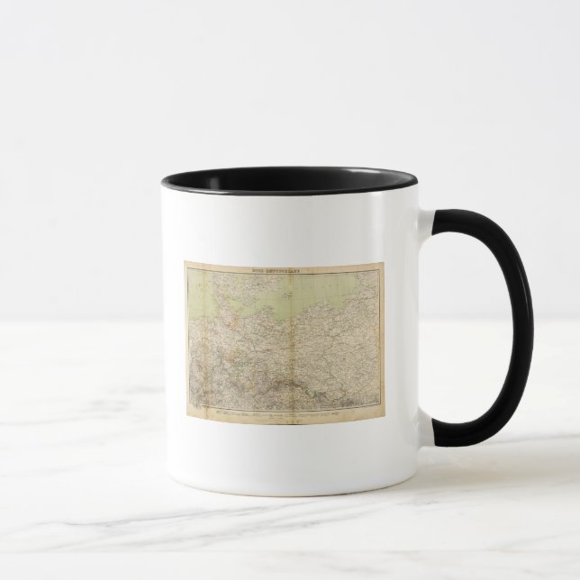 North Germany Atlas Map Mug (Right)
