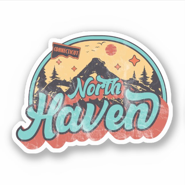 North Haven, Connecticut Sticker (Front)