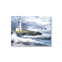 North Head lighthouse at the eve of a storm