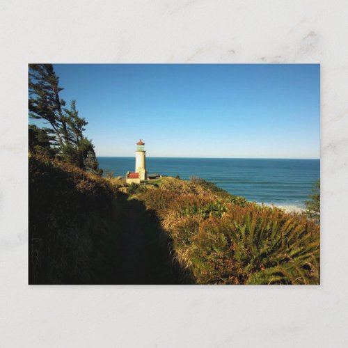 North Head Lighthouse Cape Disappointment WA Postcard