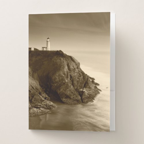 North Head Lighthouse  Fort Canby State Park WA Pocket Folder