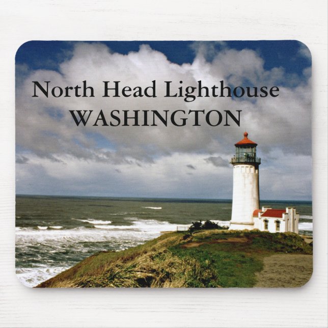 North Head Lighthouse, Washington Mousepad (Front)