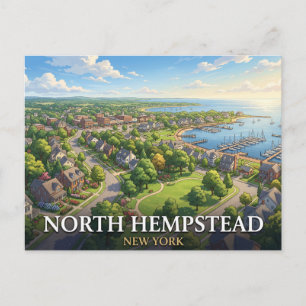 North Hempstead New York Travel Postcard