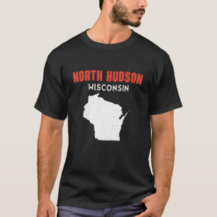 North Hudson USA State America Travel Montanan Hel T-Shirt