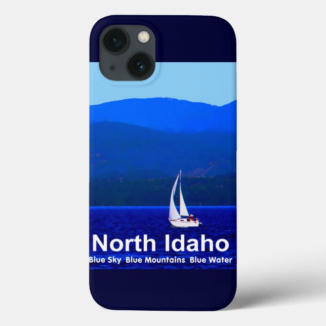 North Idaho Blue Case-Mate iPhone Case (Back)