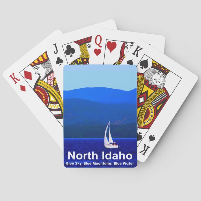North Idaho Blue Poker Cards (Back)
