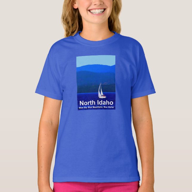 North Idaho Blue T-Shirt (Front)